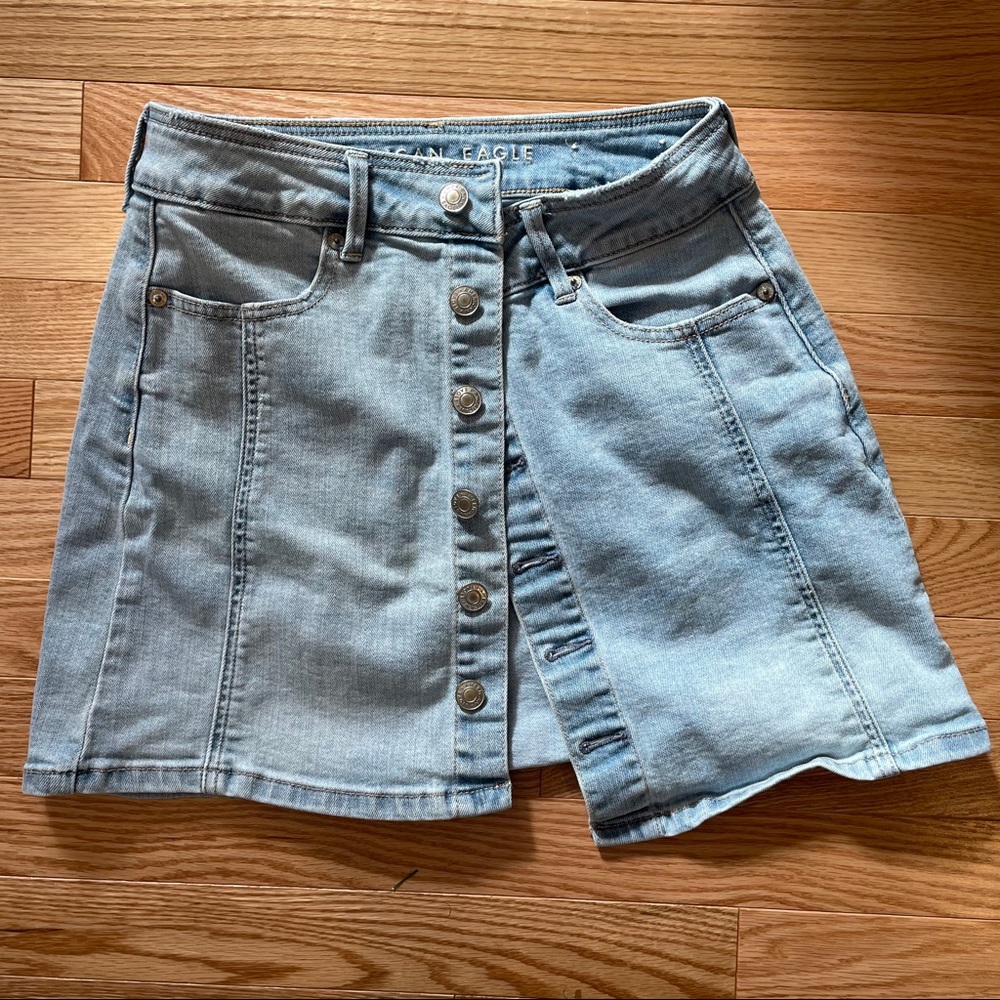 AE Jean skirt